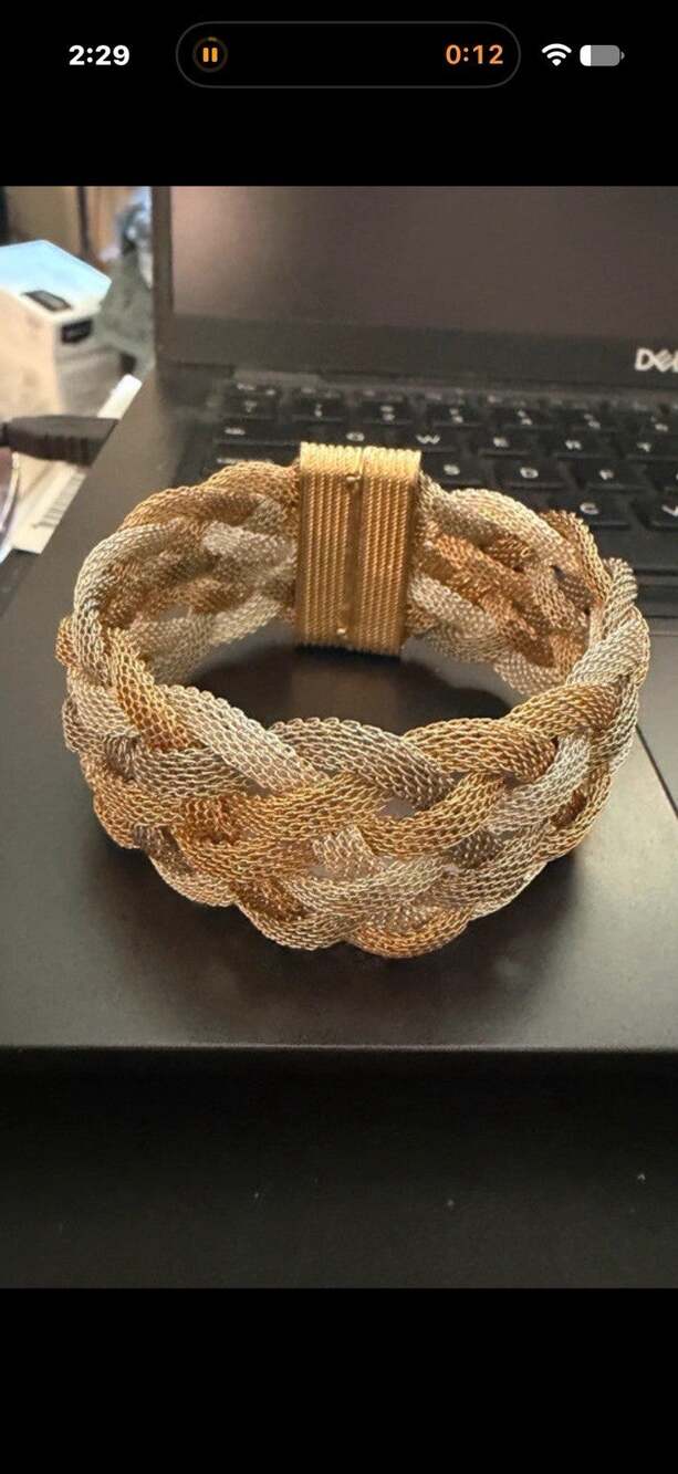 Thick Magnetic Braided Brachlet